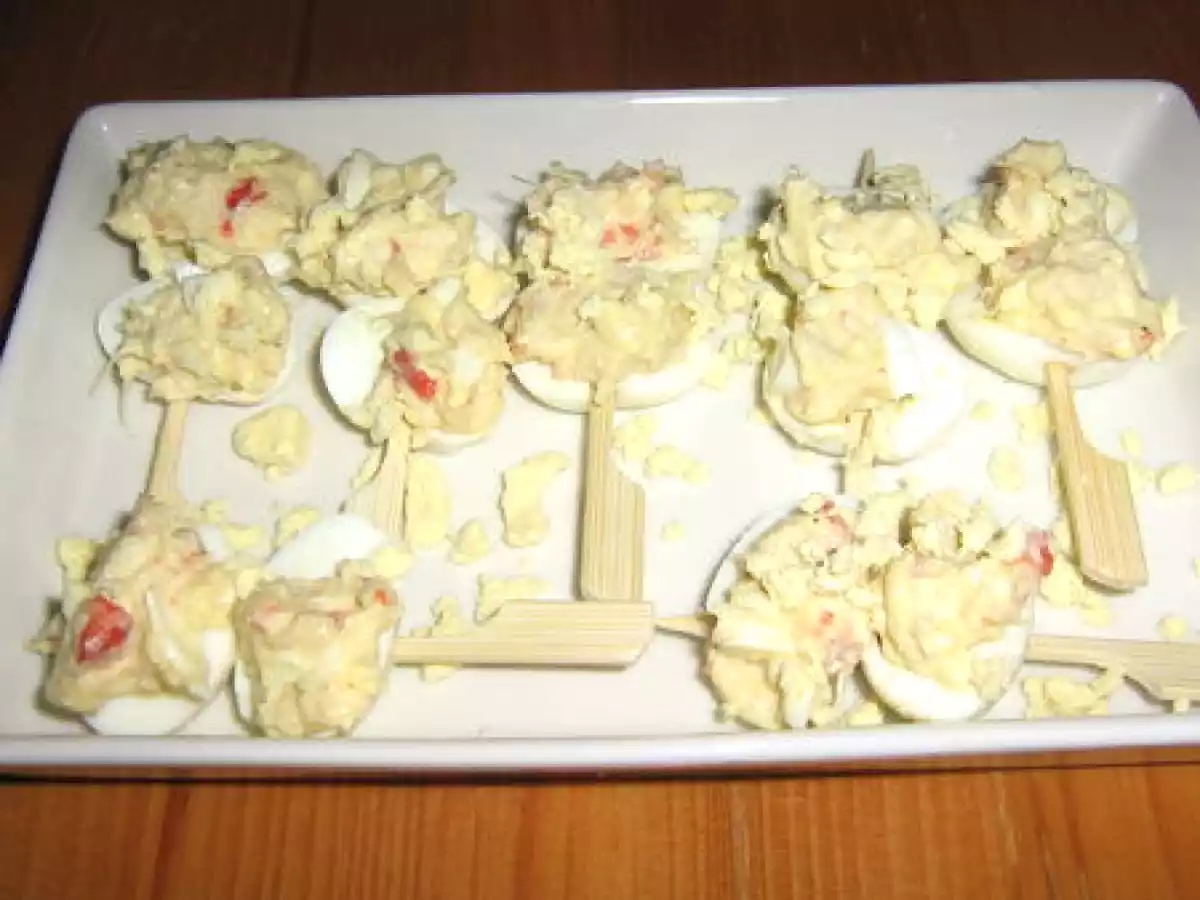 Oeufs de caille farcis