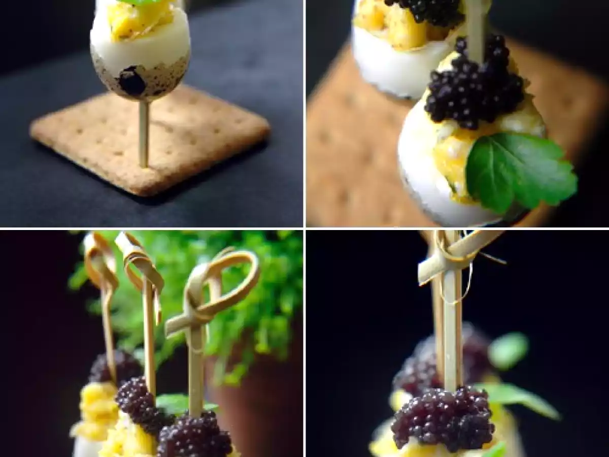 Oeufs de caille pour jour de fête