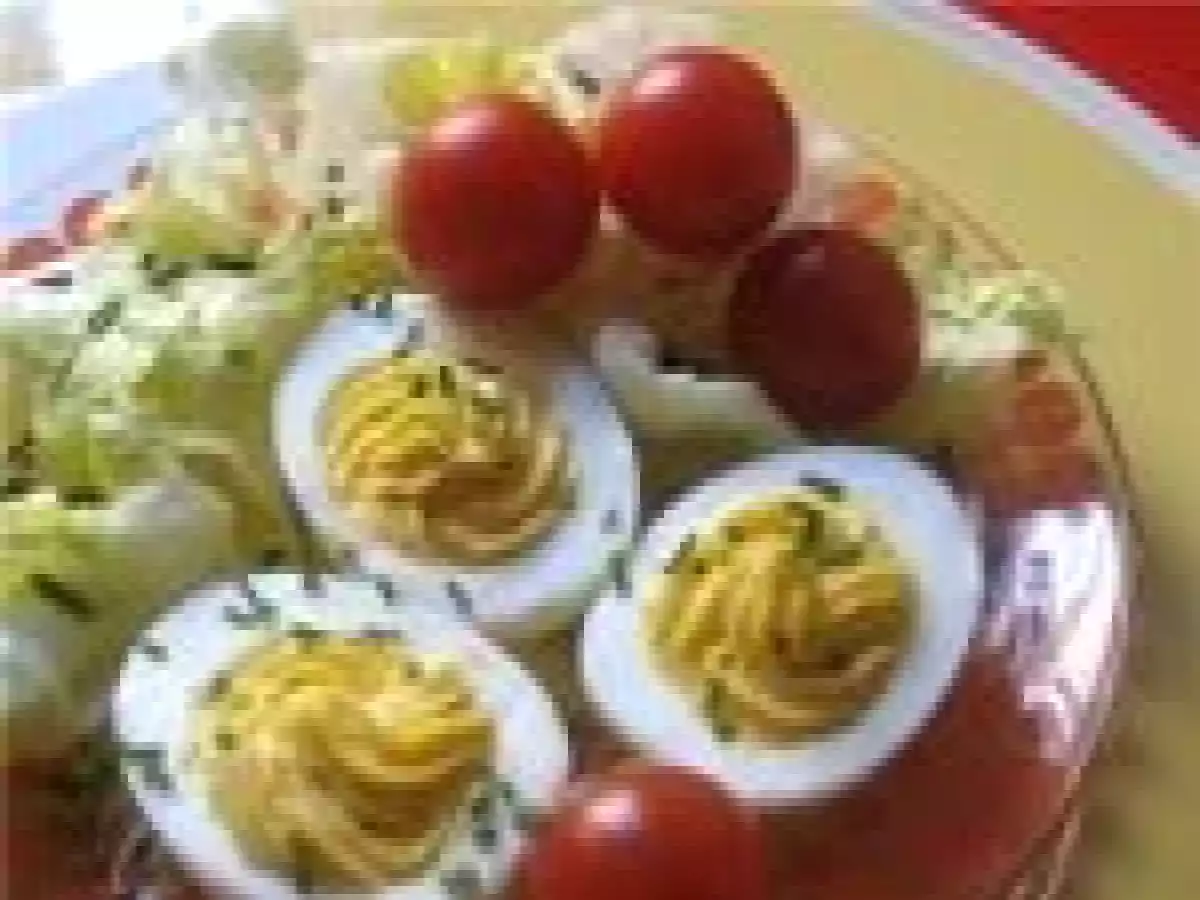 Oeufs durs au saumon fumé