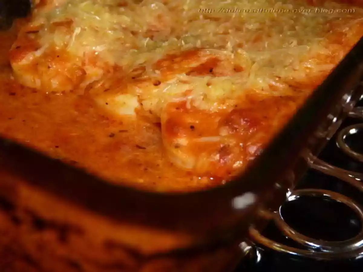 OEUFS DURS GRATINES A LA TOMATE ET ROQUEFORT - photo 3