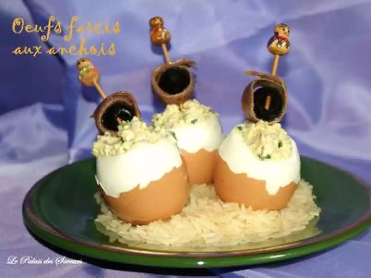 Oeufs farcis aux anchois - photo 2