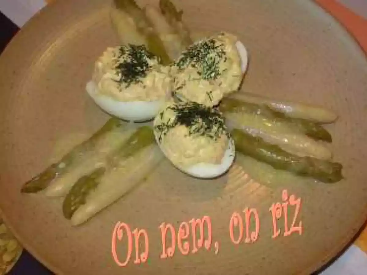 Oeufs mimosa au saumon
