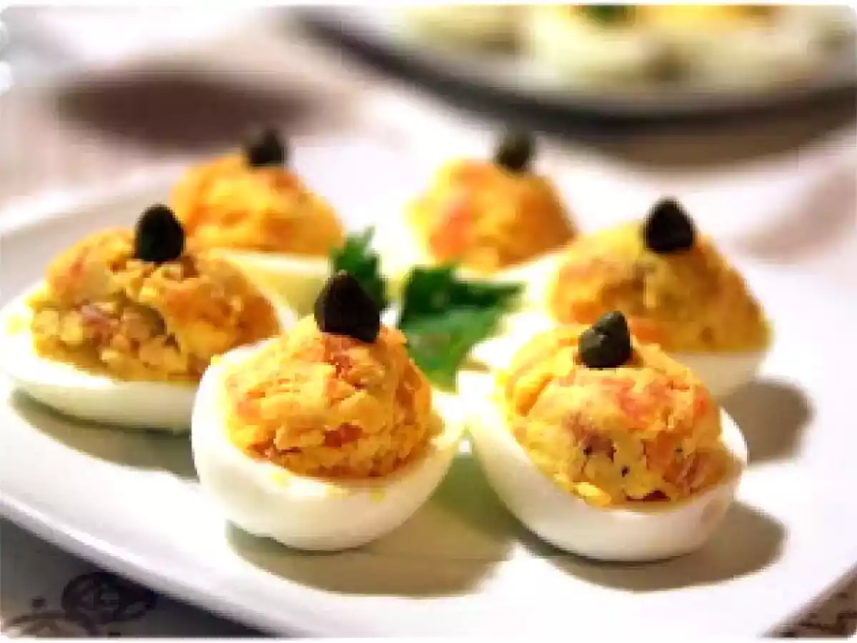 Oeufs Mimosa au saumon fumé