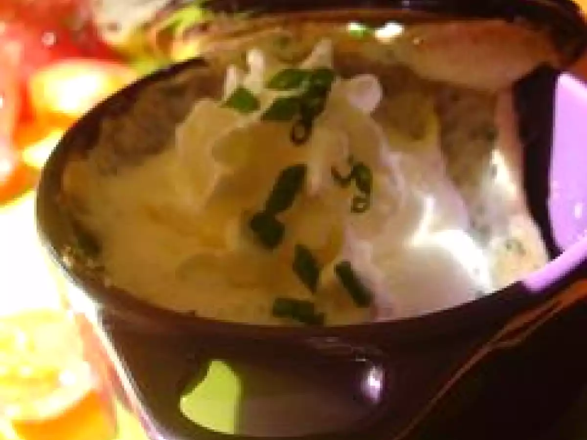 Oeufs soufflés au parmesan, chantilly de truffe. - photo 2