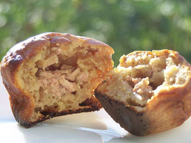 Olala, des muffins au foie gras de canard et confit d'oignon aux airelles et cassis !