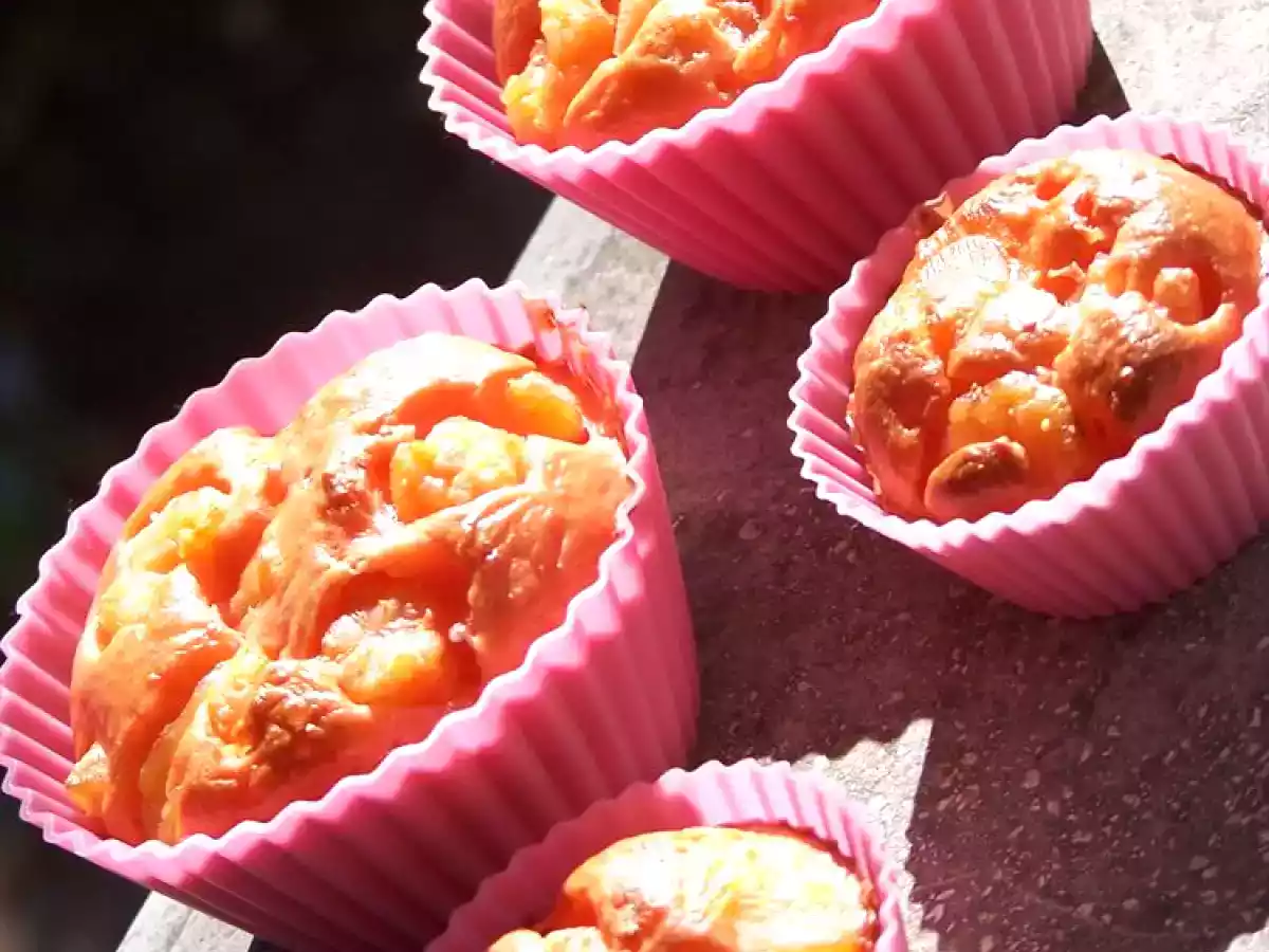 Olala, des muffins saumon fumé aux crevettes et oeufs de lompe !