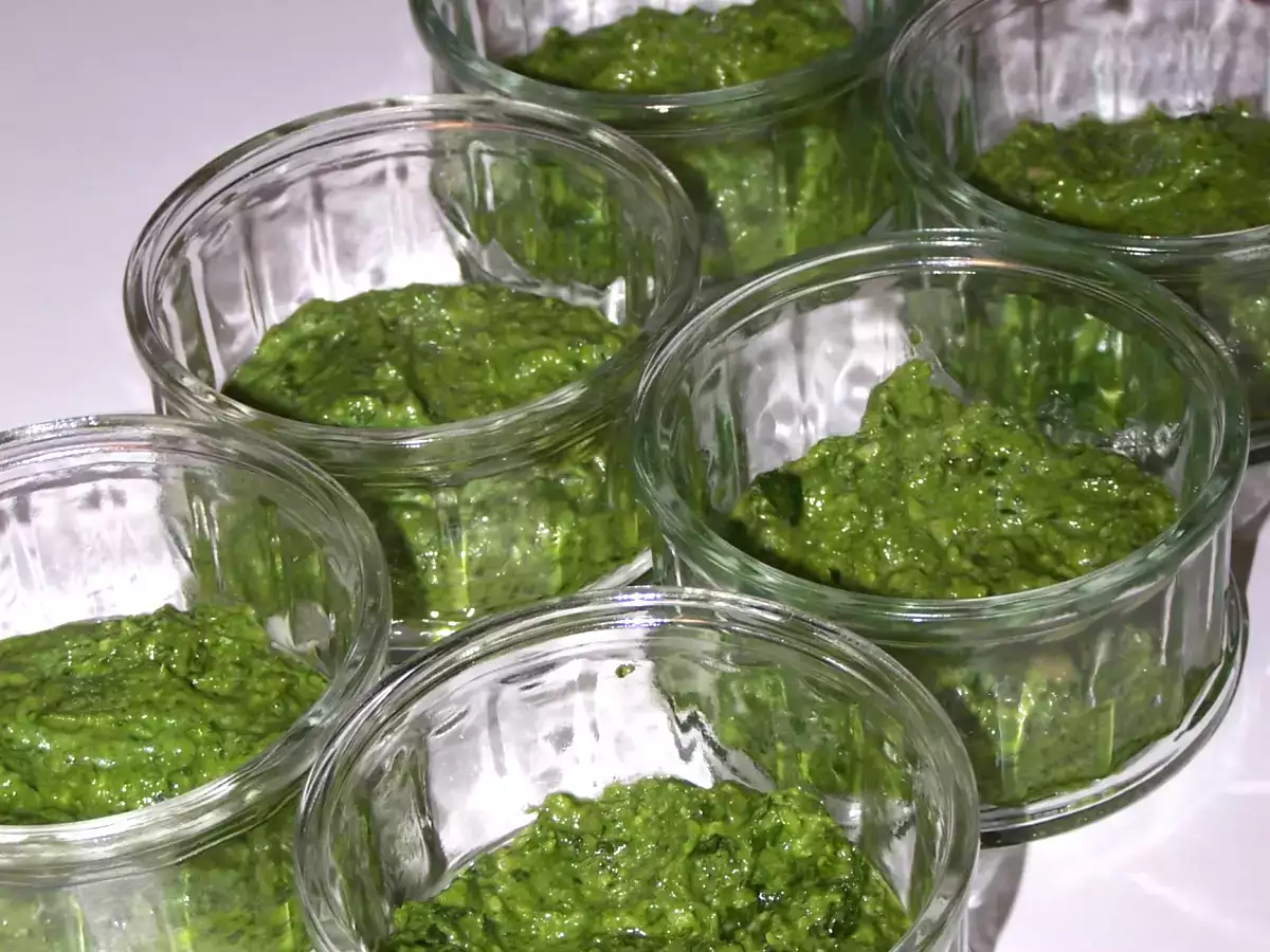 Olala, des rillettes de saumon au pesto d'épinard !