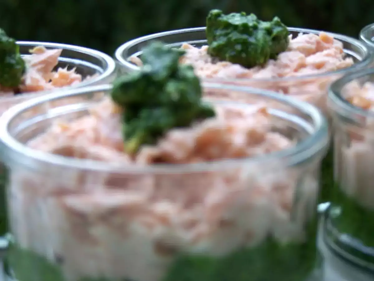 Olala, des rillettes de saumon au pesto d'épinard ! - photo 3