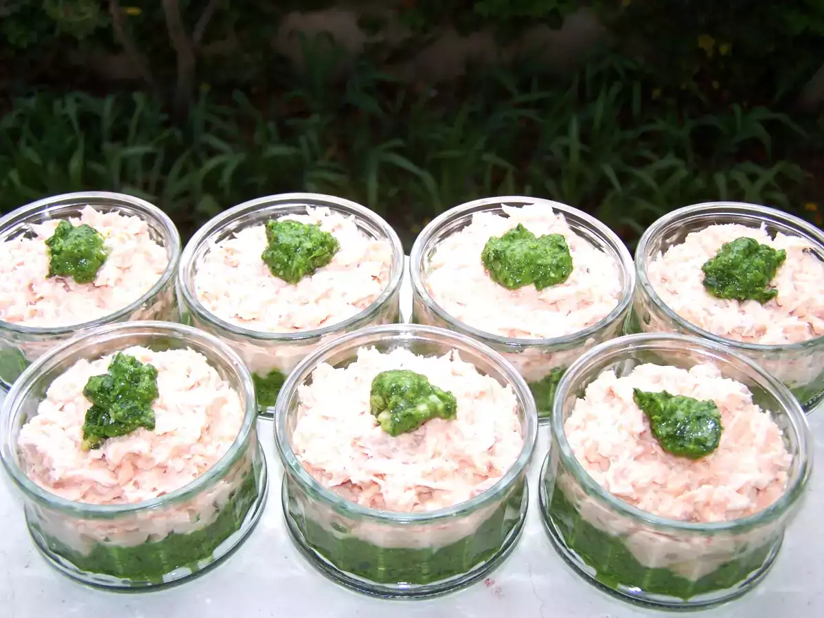 Olala, des rillettes de saumon au pesto d'épinard ! - photo 4