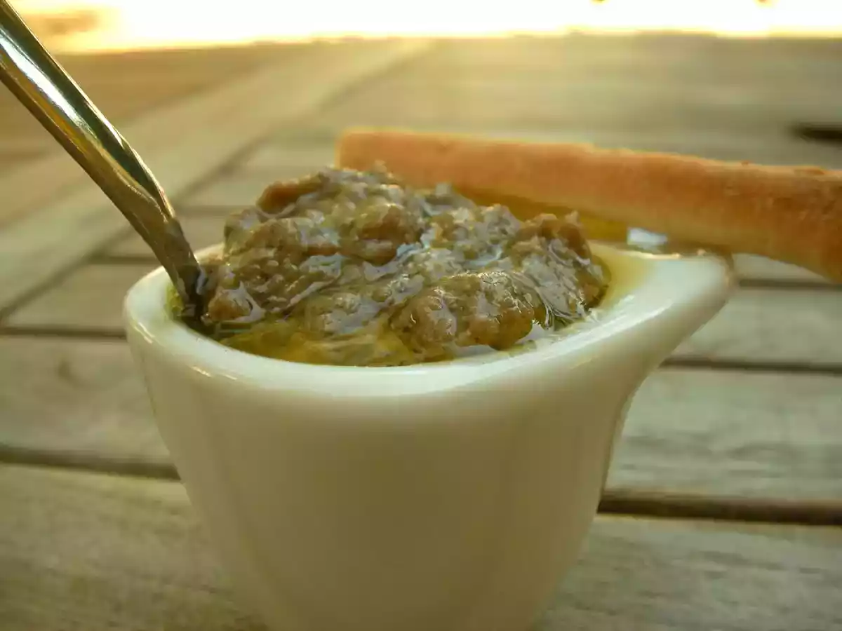 Olala, ma toute première anchoïade maison !