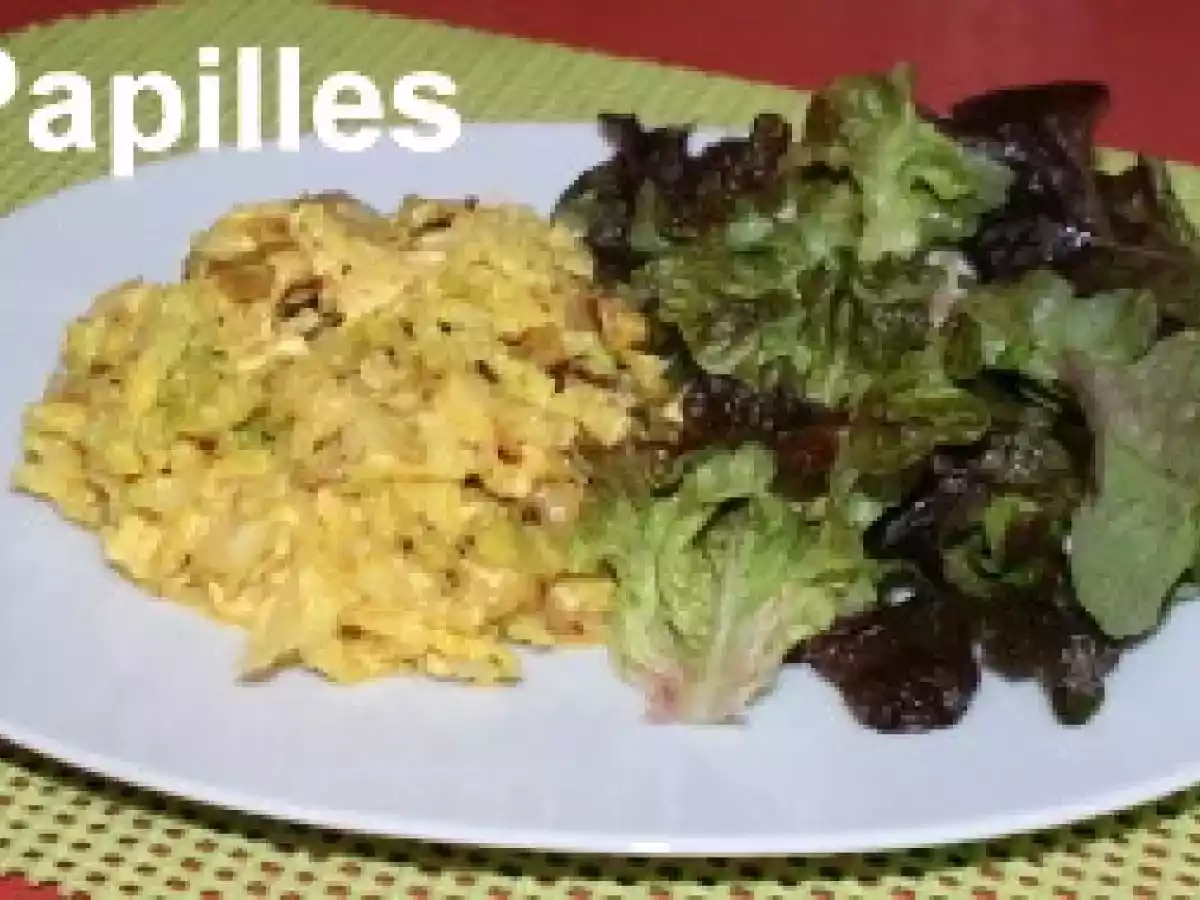 Omelette au chou