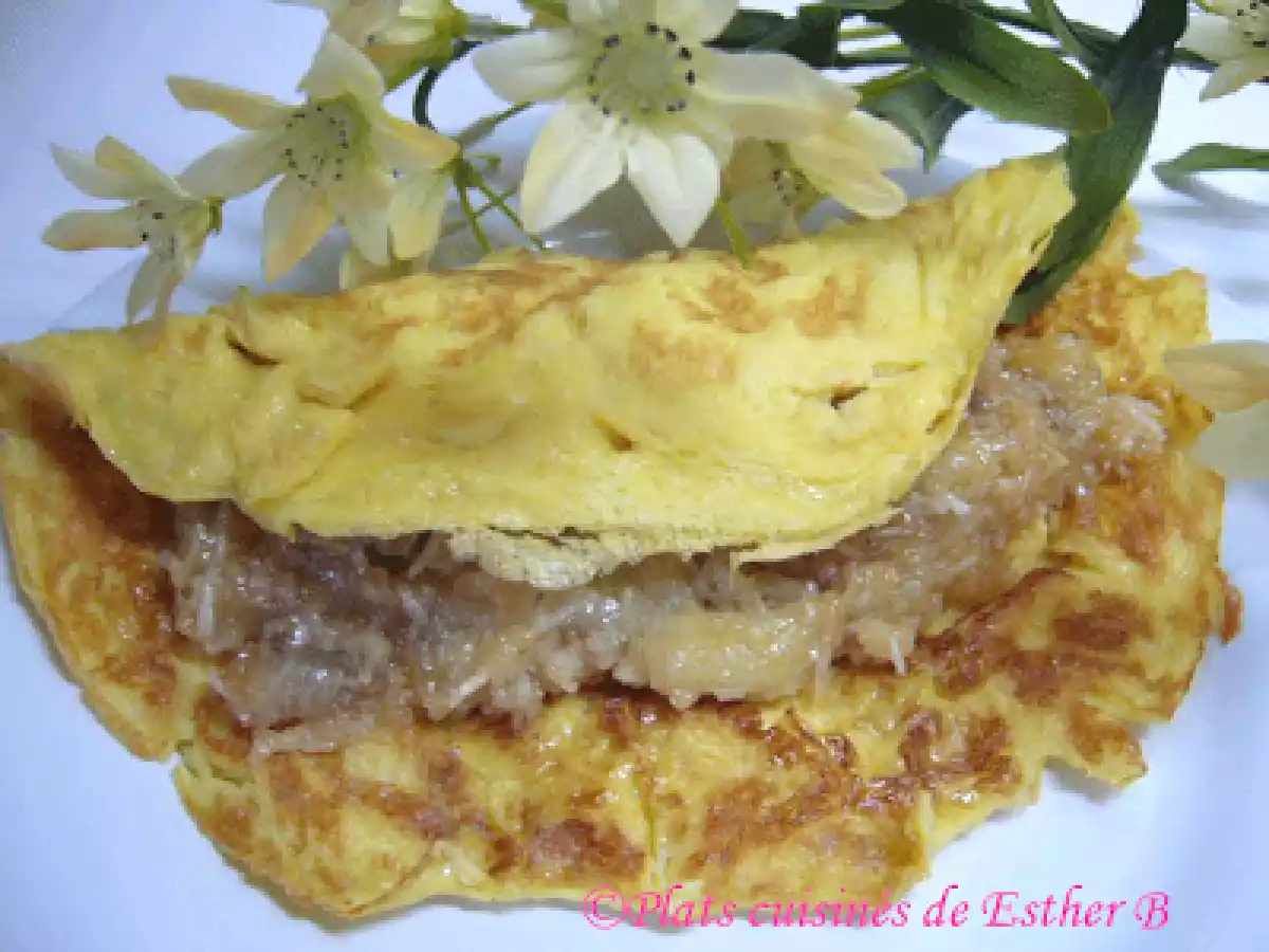 Omelette aux bananes