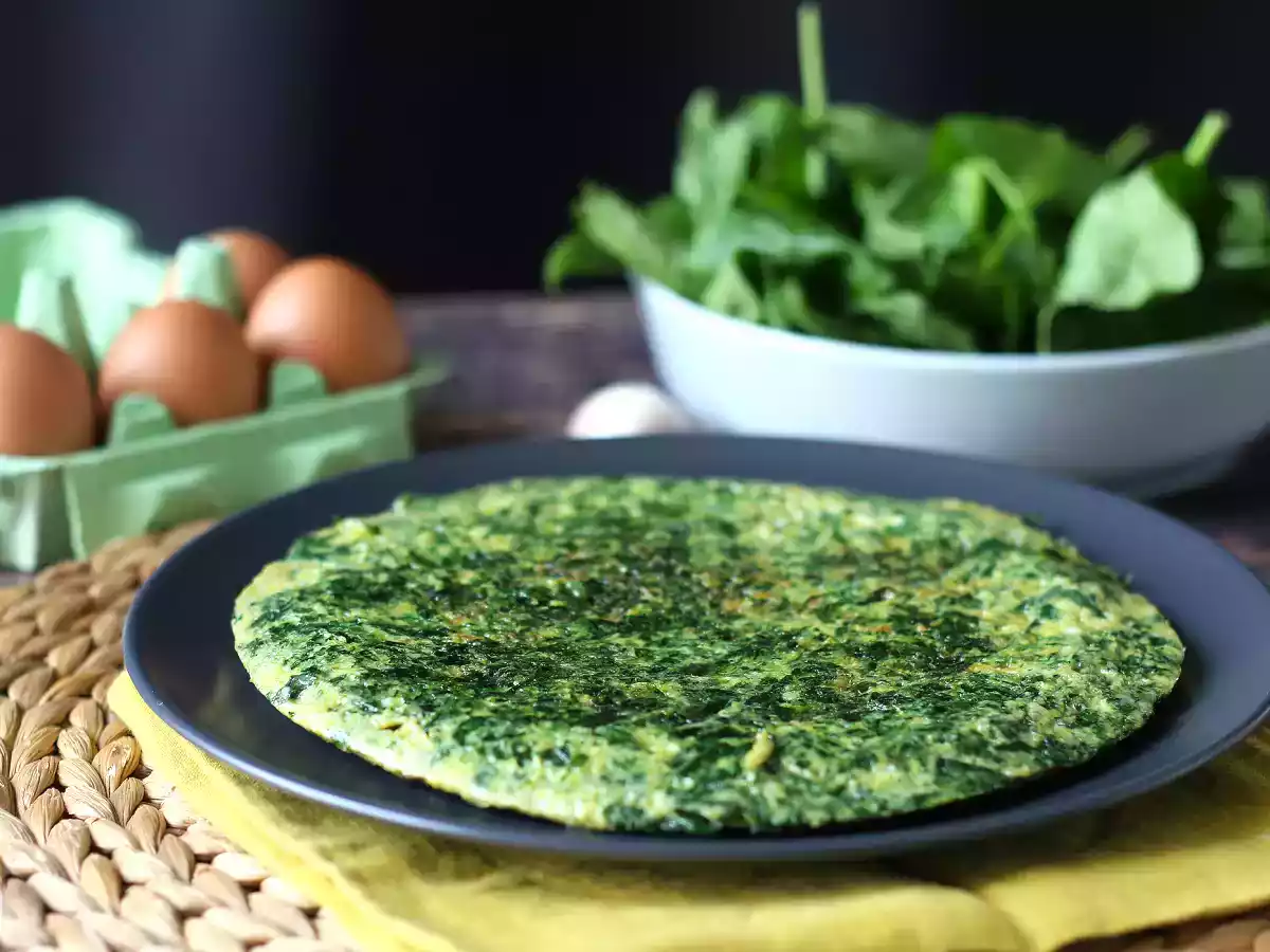 Omelette aux épinards façon frittata, un plat végétarien facile et délicieux - photo 3
