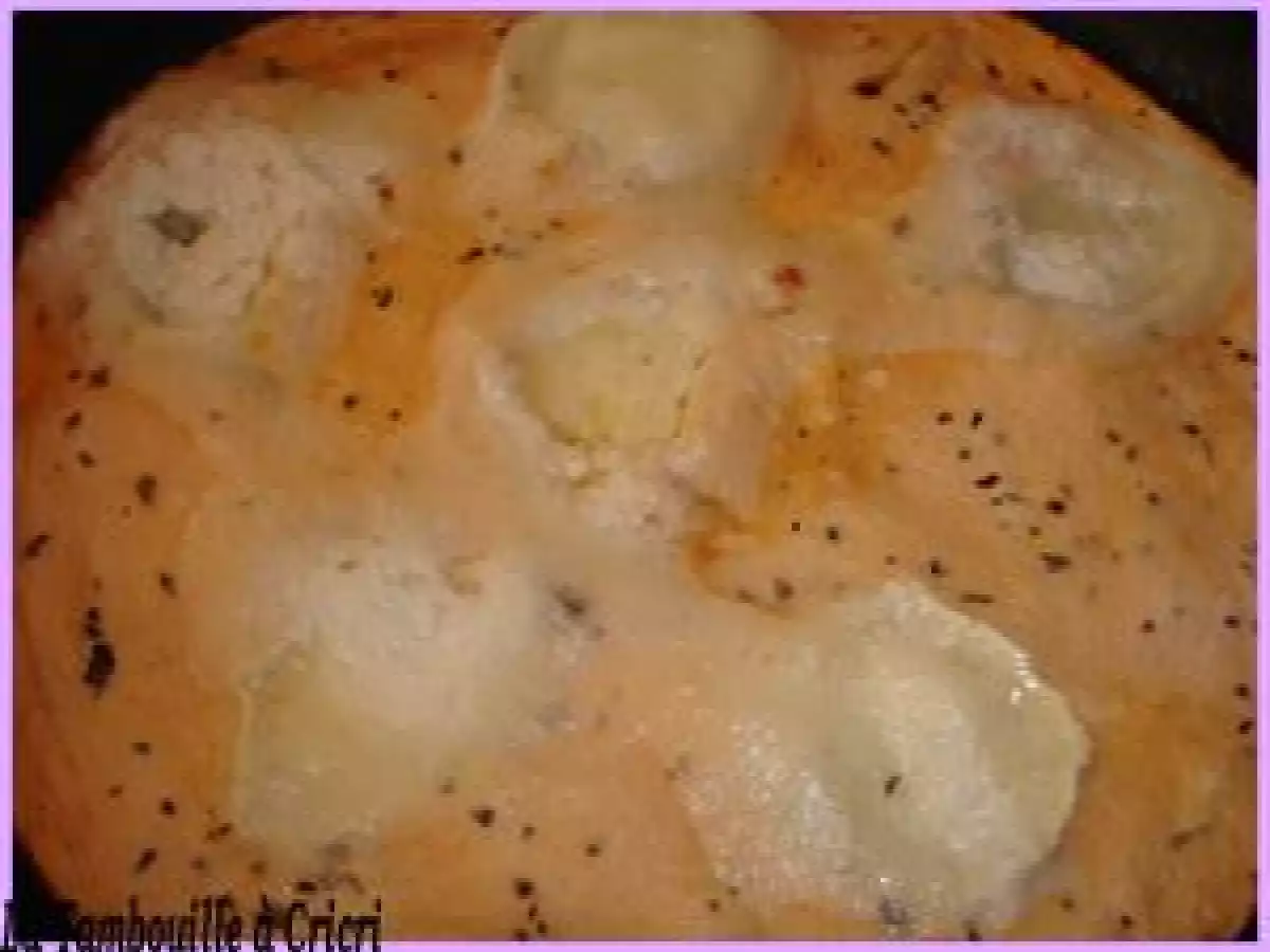 Omelette aux légumes d'été et chèvre