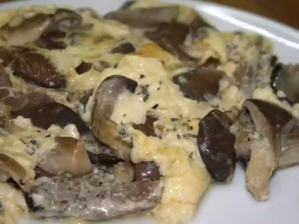 Omelette aux pleurotes