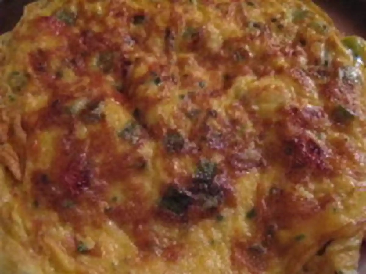 Omelette aux poivrons et fromage - photo 2