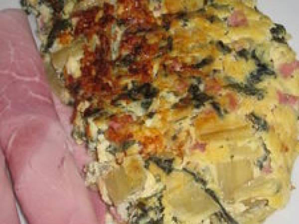 Omelette Blettes Chevre Parmesan Jambon Recette Ptitchef