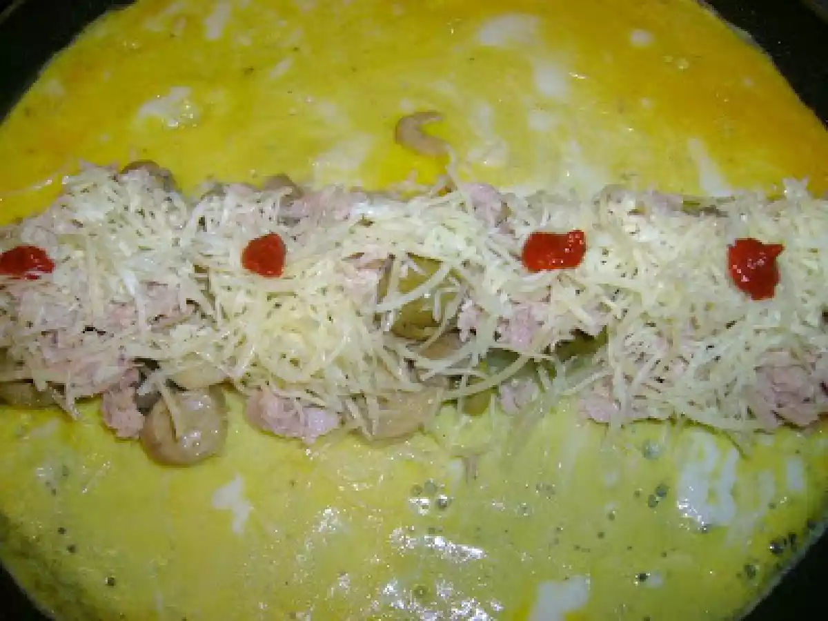 Omelette farcie et sa salade verte - photo 2