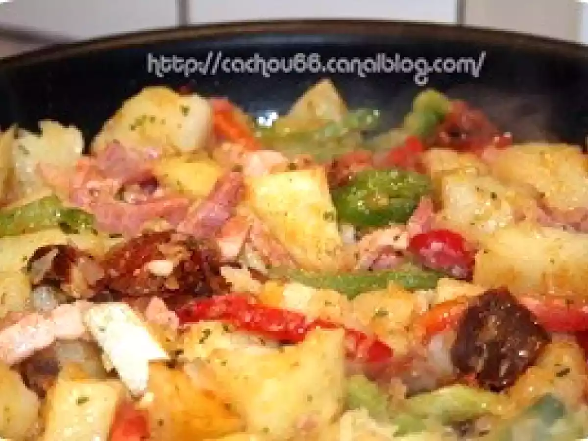Omelette fond de frigo ou l' art d' utiliser des restes! - photo 2