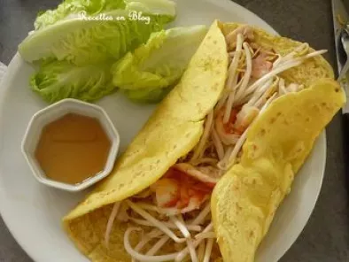 OMELETTE OU CREPE VIETNAMIENNE BANH XEO