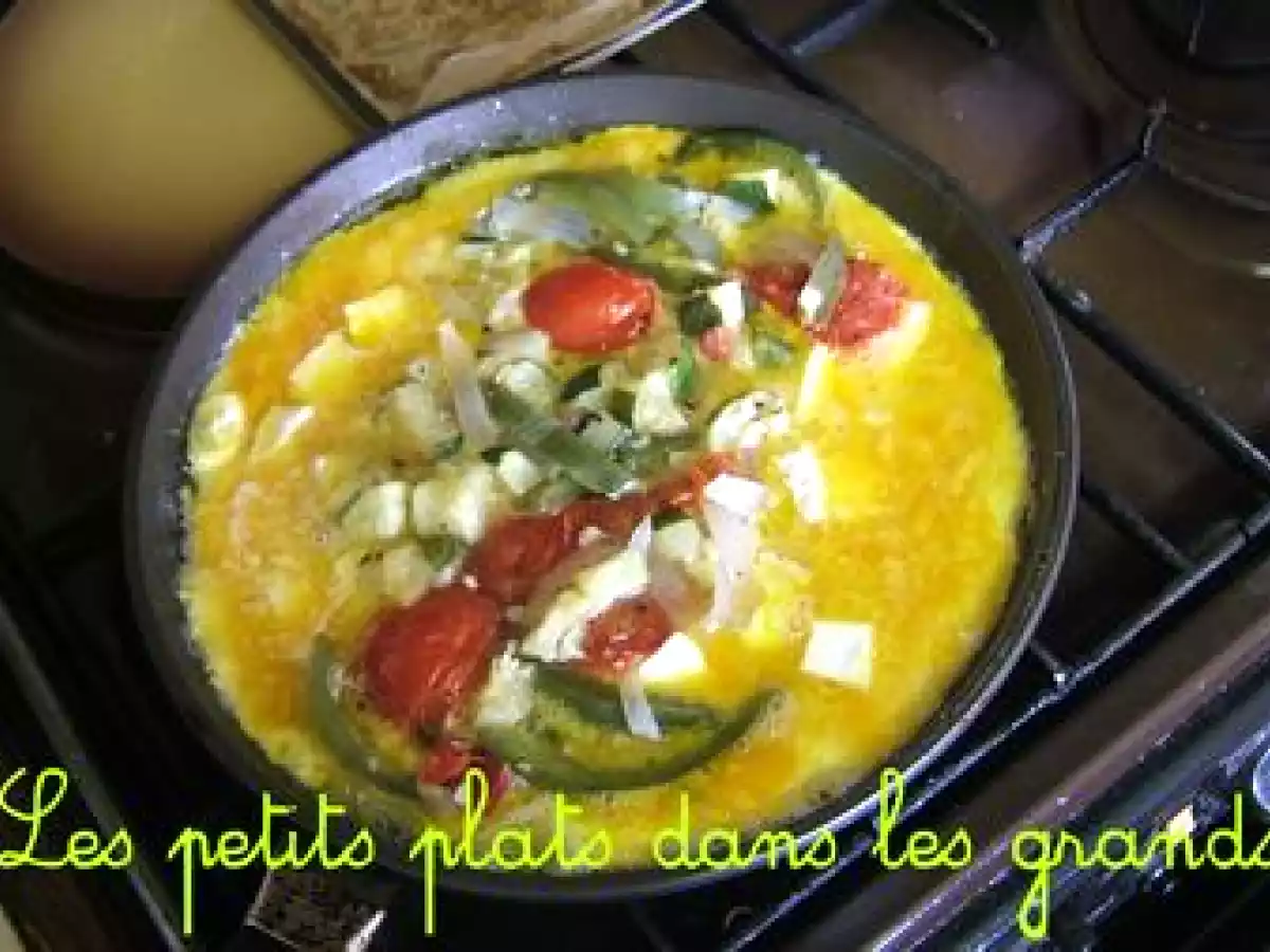 Omelette rapide aux parfums de Méditerranée