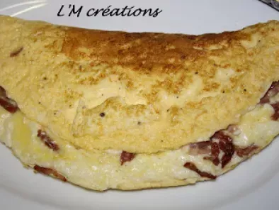 Omelette soufflée Lard-Gruyère