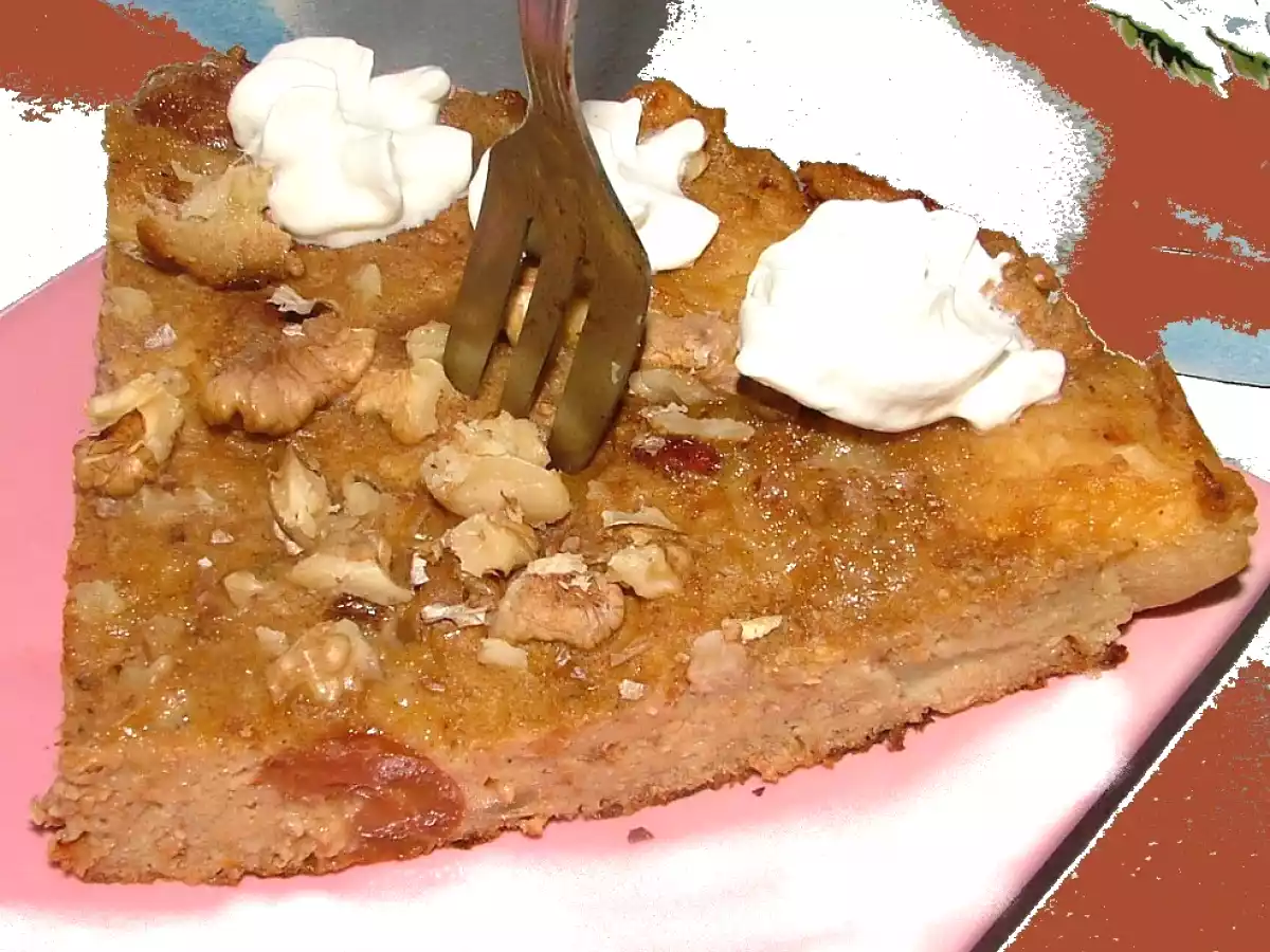 Omelette sucrée aux fruits