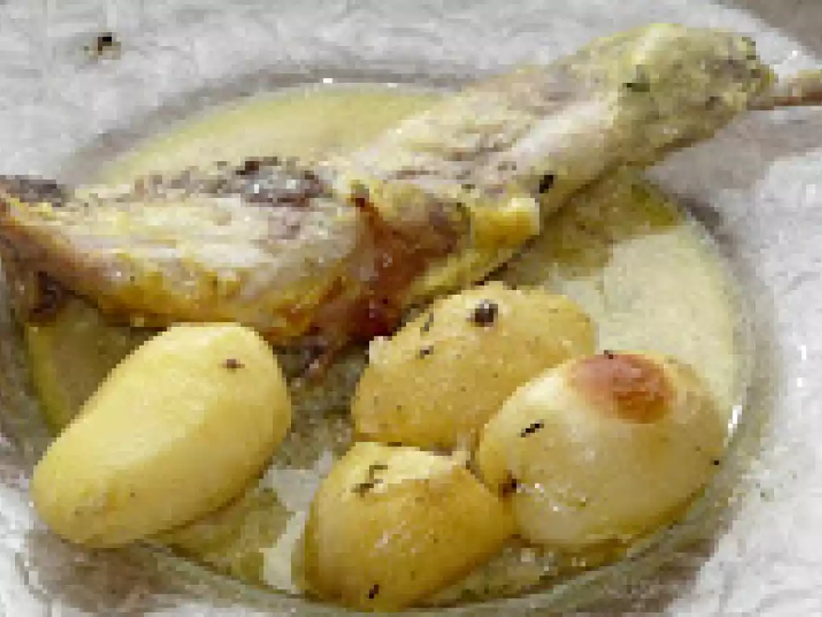 On invite les copains : Lapin à la moutarde Savora et aux pommes de terre grenailles