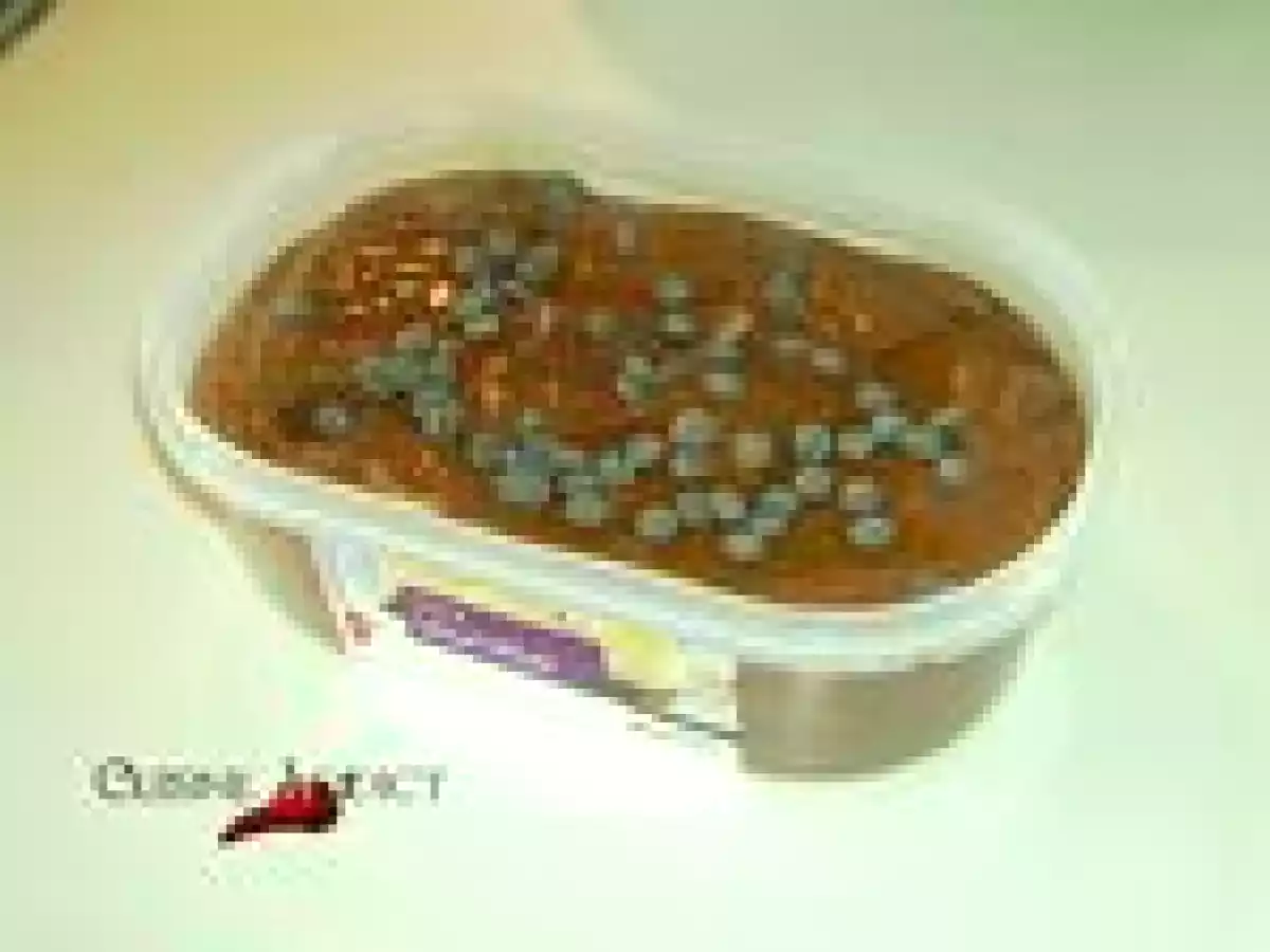 Onctueuse Glace chocolat, sauce caramel, pépites de chocolat (sans sorbetière) - photo 2