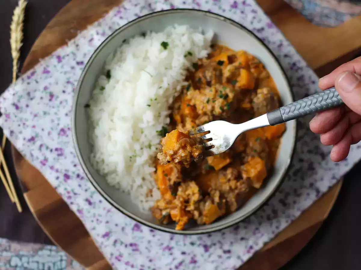 One pot de courge à la viande hachée : crémeux et réconfortant - photo 3