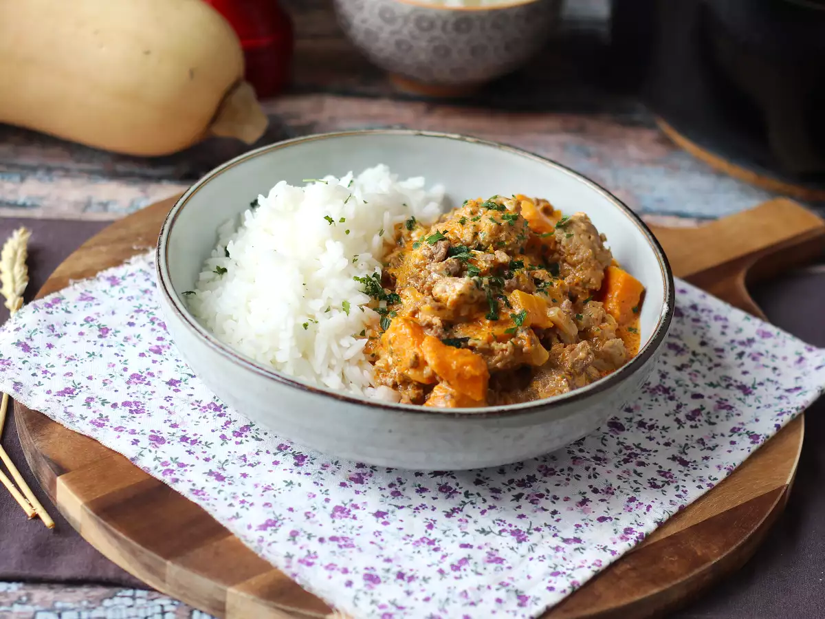 One pot de courge à la viande hachée : crémeux et réconfortant - photo 4