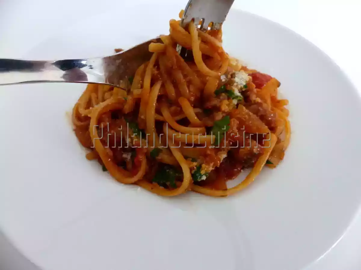 One pot pasta bolognaise