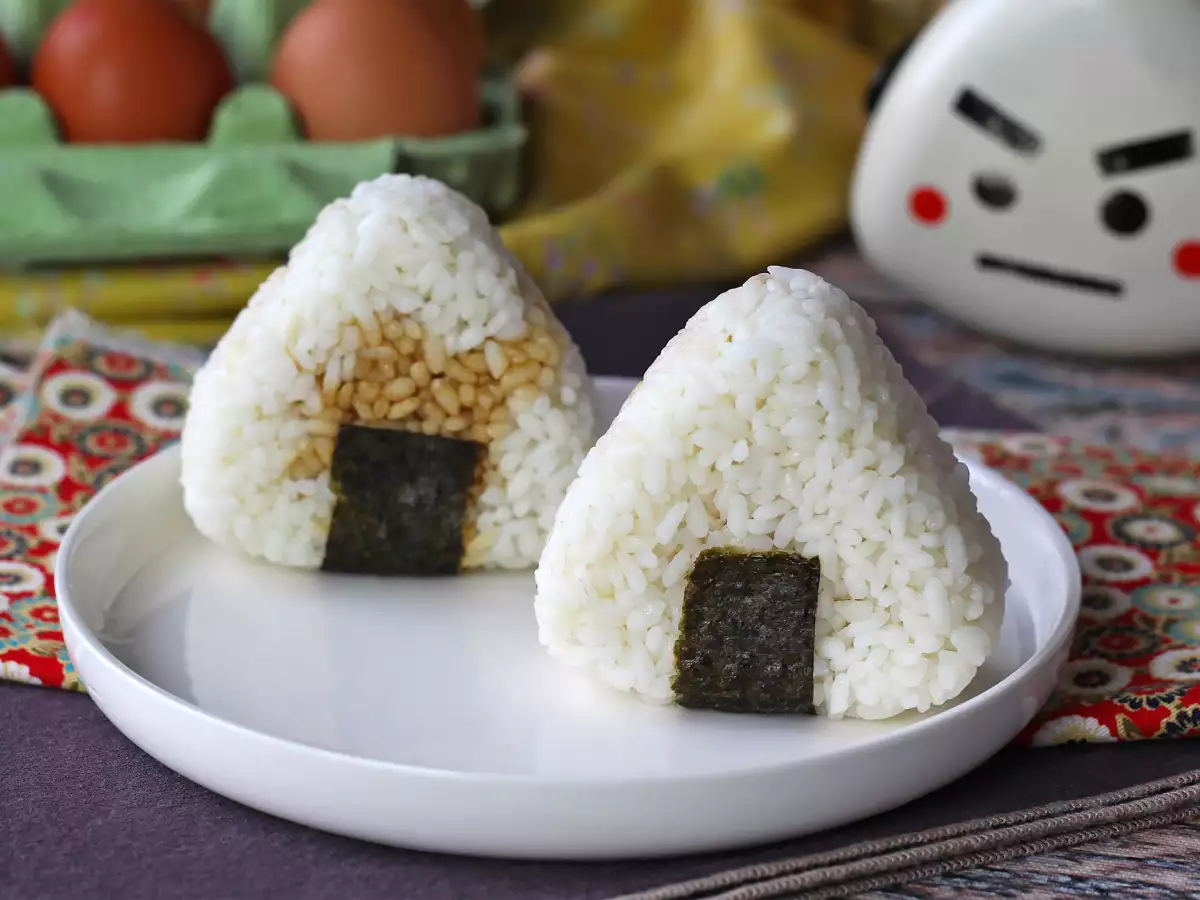 Onigiri aux jaunes d'œuf confits à la sauce soja - photo 4