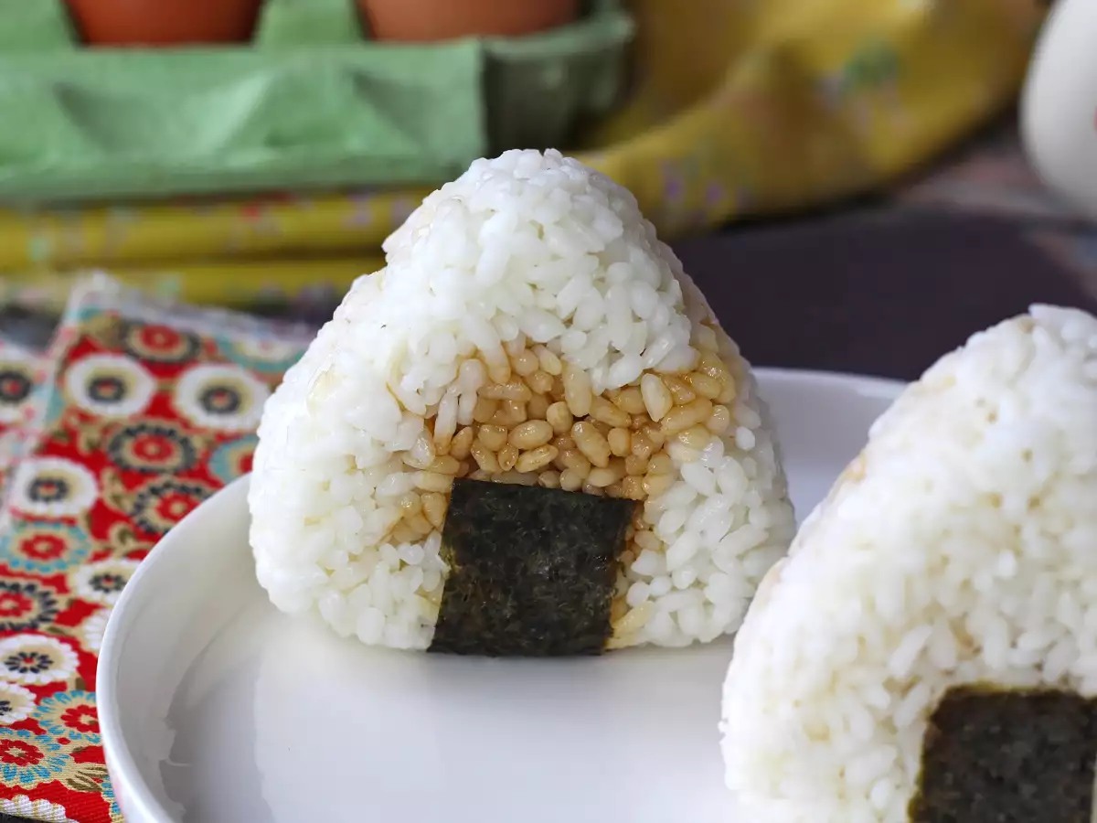 Onigiri aux jaunes d'œuf confits à la sauce soja - photo 6