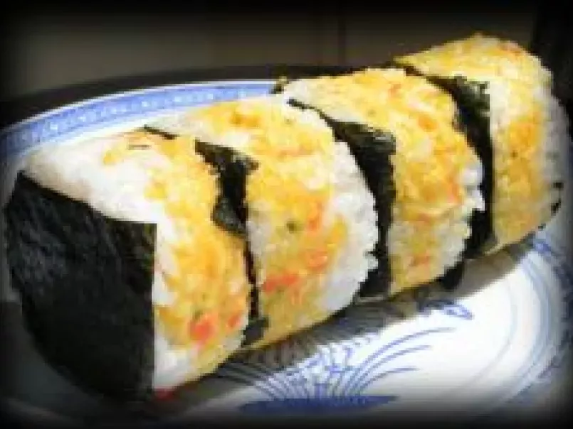 Onigiri sushi... moulé en pot de yaourt !, photo 1