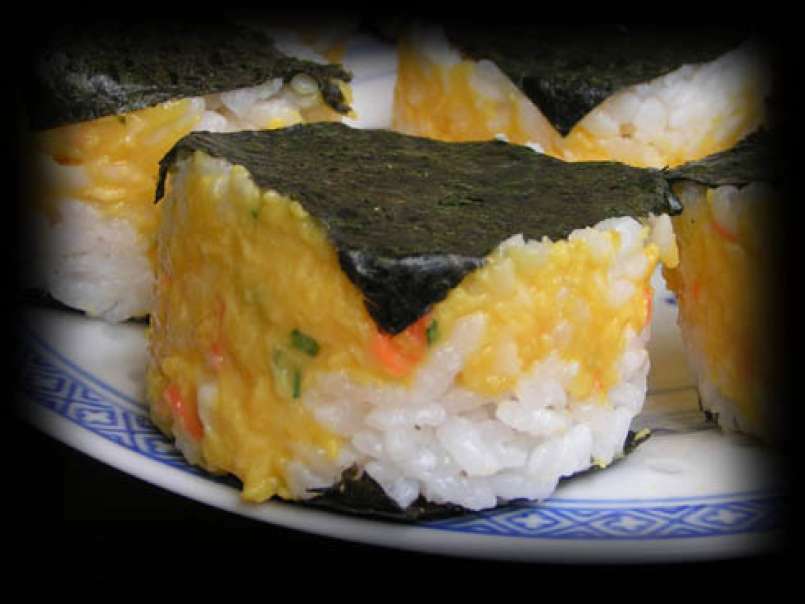 Onigiri sushi... moulé en pot de yaourt !, photo 4