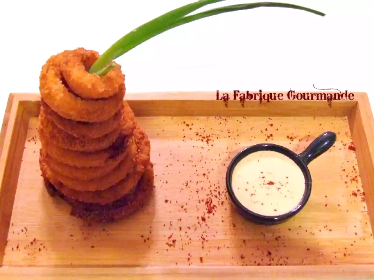 Onions Rings Sauce Chipotle Aïoli