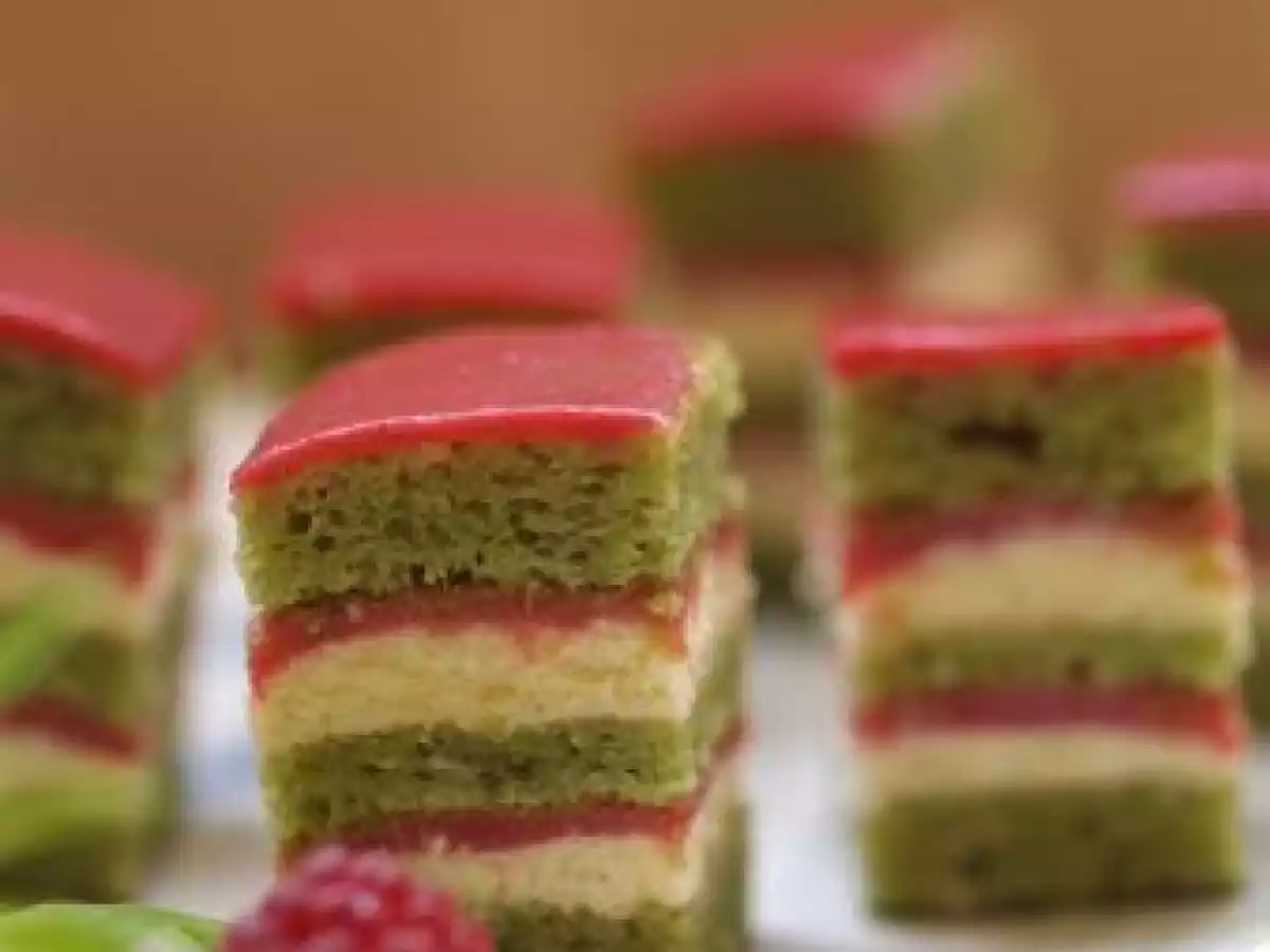 Operakashi ou l'opéra matcha-framboise à ma façon