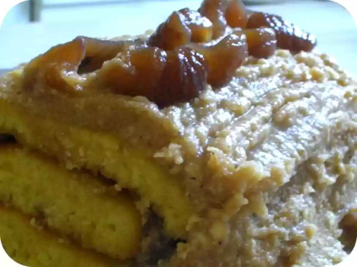 Opération bûche de Noël: crème de marrons