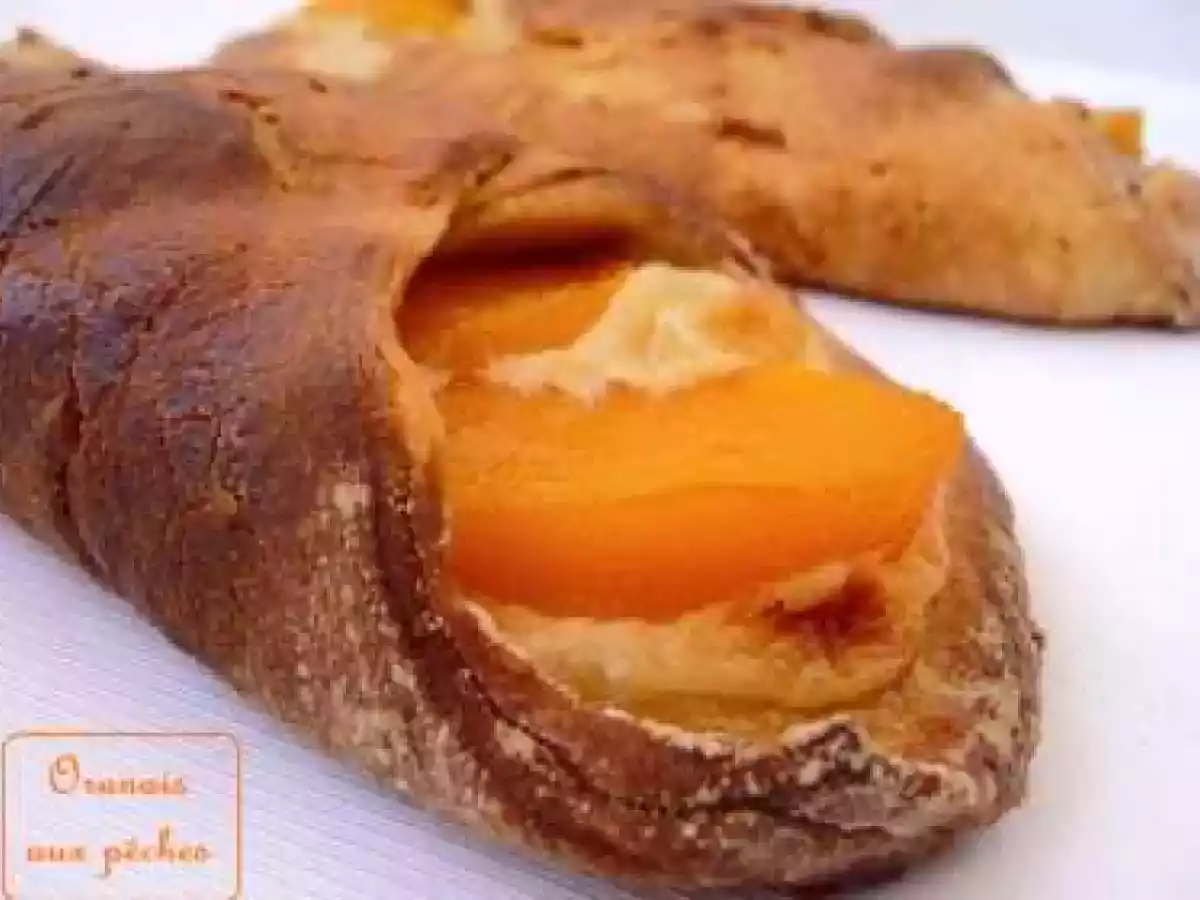 Oranais brioché aux pêches