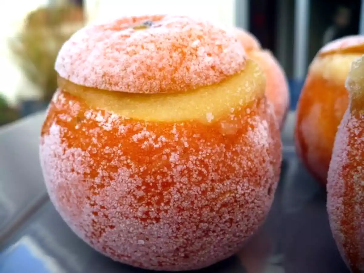 Oranges givrées (Sorbet à l'orange et au miel)