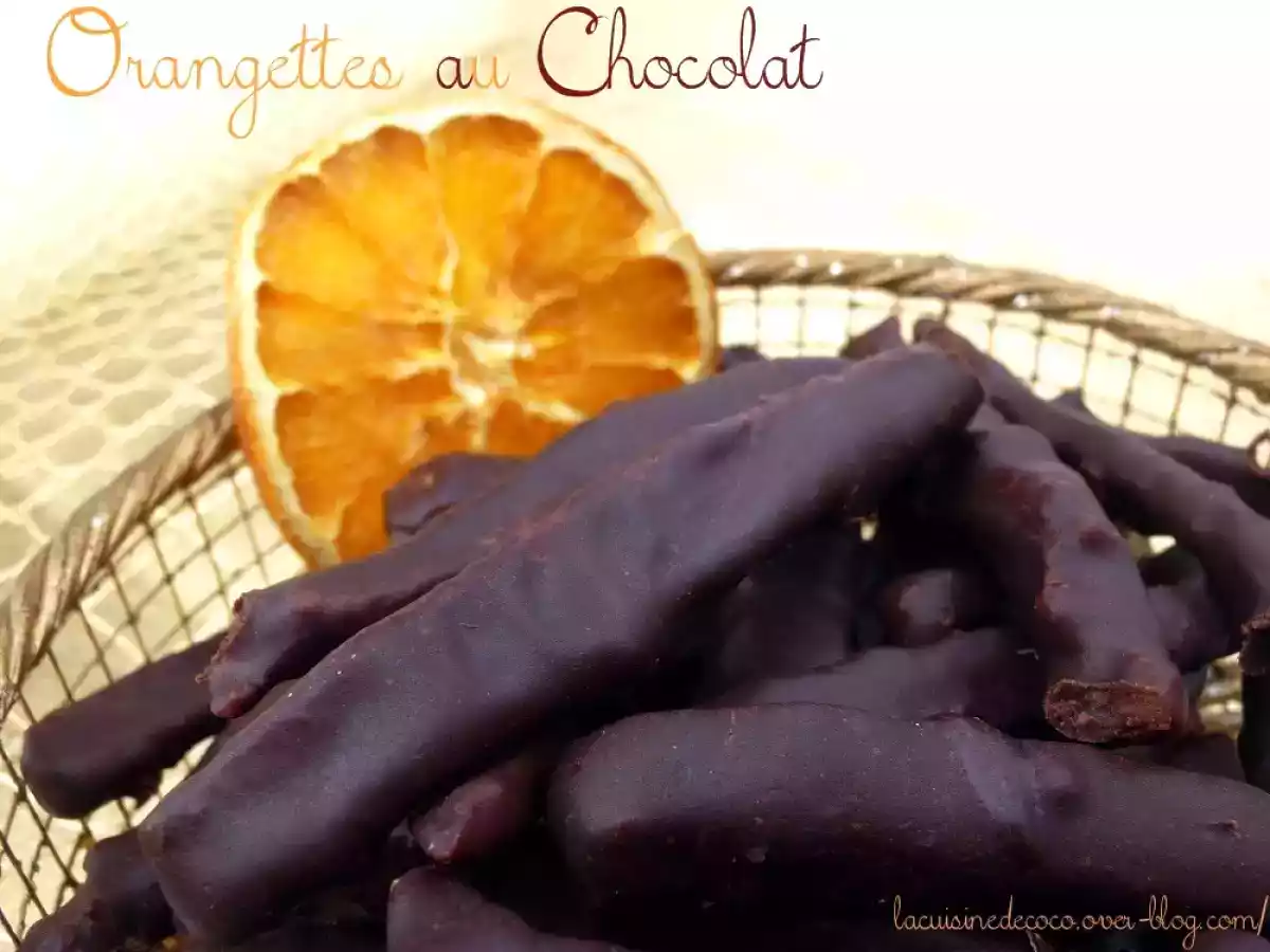 Orangettes de Noël au chocolat