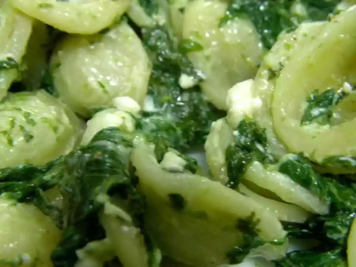 Orecchiette aux Epinards et Feta