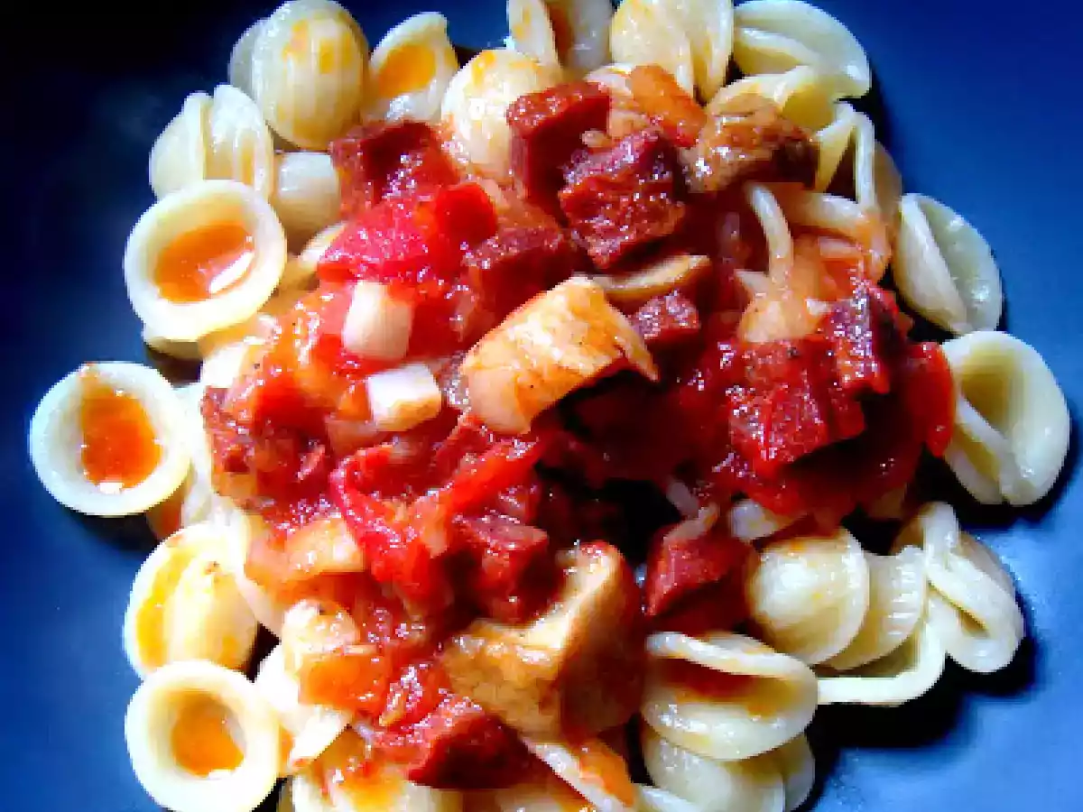Orecchiette, chorizo, pimento - photo 3
