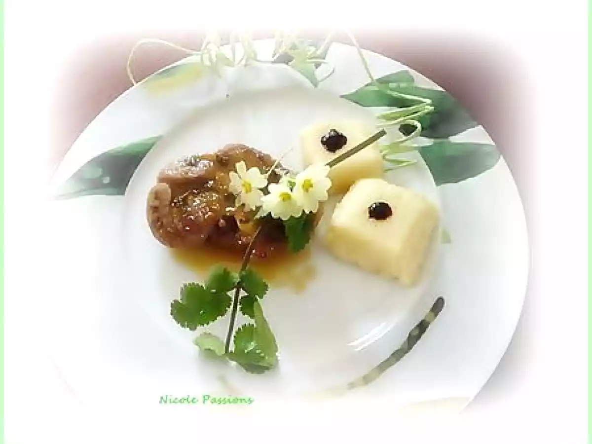 Osso bucco au citron et carrés de semoule