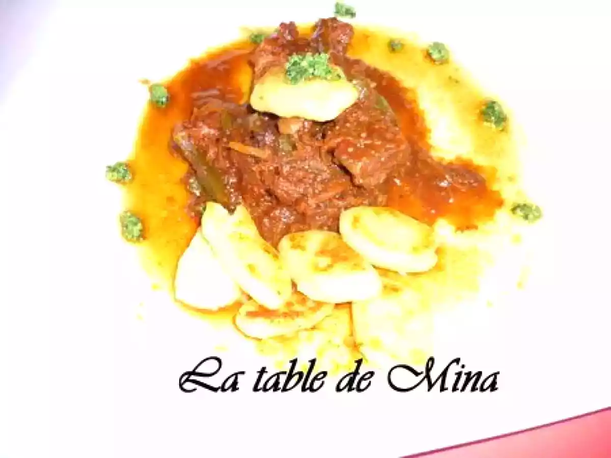 OSSO-BUCCO de dinde et gnocchis de pommes de terre