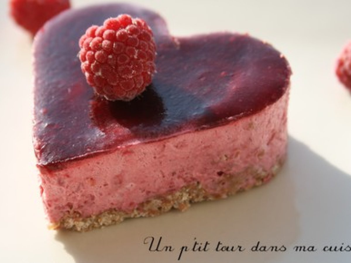 P'tit gâteau individuel framboise et chocolat blanc