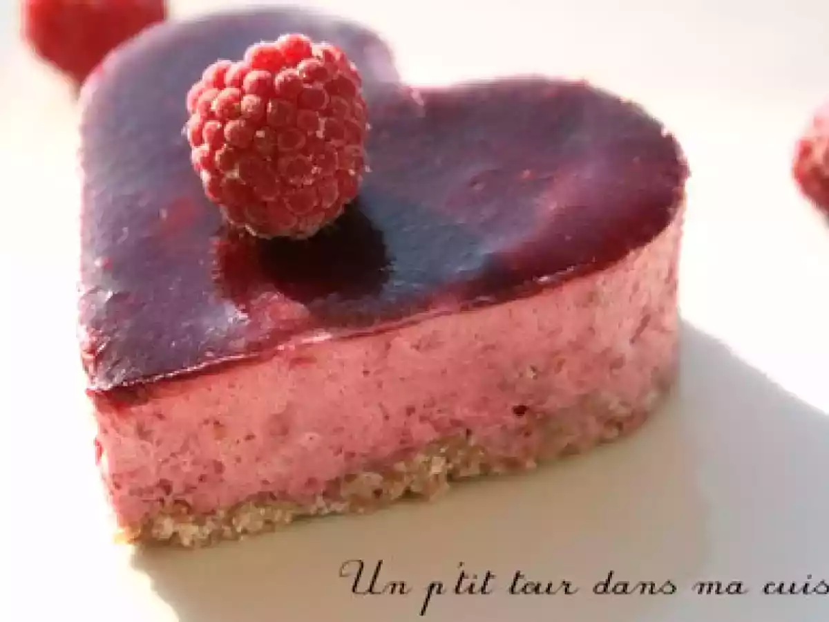 P'tit gâteau individuel framboise et chocolat blanc
