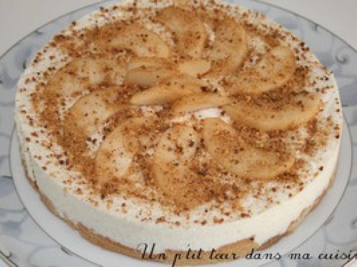 P Tit Gateau Nuage Chantilly Poire Et Gousse De Vanille Recette Ptitchef