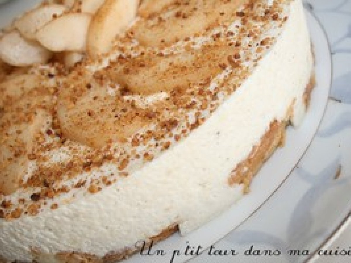 P Tit Gateau Nuage Chantilly Poire Et Gousse De Vanille Recette Ptitchef